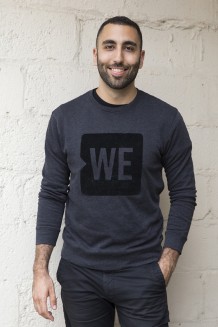 WE Crewneck Sweatshirt - Black WE Crewneck Sweatshirt - Black