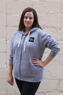 WE Zip Hoodie - Charcoal Gray WE Zip Hoodie - Charcoal Gray